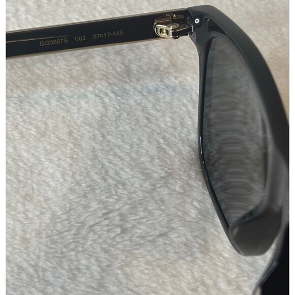 Brand New Gucci Sunglasses - GG0687S 002 Size 57-17-145 - Picture 6 of 7